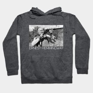 Ernest Hemmingway Portrait Hoodie